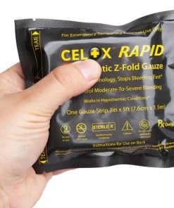 Celox Rapid 150 cm Z-Fold hemostaattiside