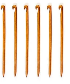 DD Hammocks SuperLight Pegs maakiilat, 6-Pack