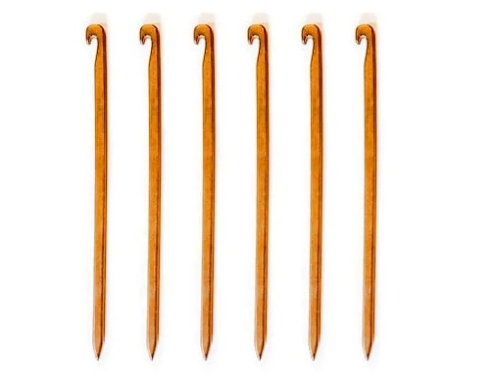 DD Hammocks SuperLight Pegs maakiilat, 6-Pack