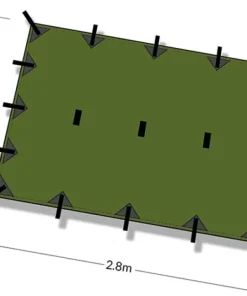 DD Hammocks SuperLight Tarp laavukangas