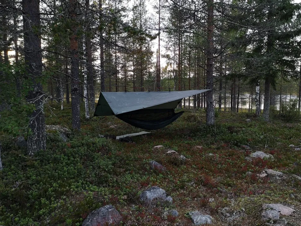 DD Hammocks 3x3 Tarp laavukangas, oliivinvihreä