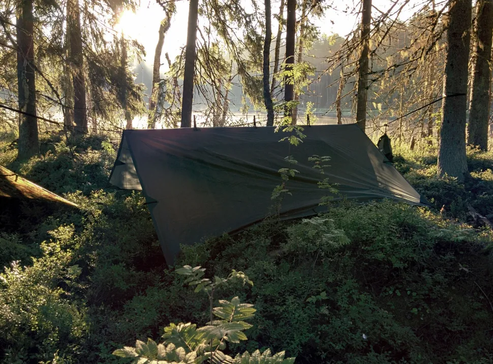 DD Hammocks 3x3 Tarp laavukangas, oliivinvihreä