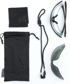 Edge Tactical Overlord ballistiset suojalasit, Kirkas/G-15 linssisetti, Vapor Shield
