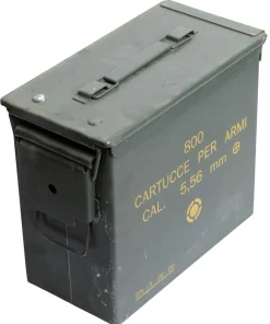 Italialainen korkeampi ammuslaatikko, 5.56 mm, ylijäämä