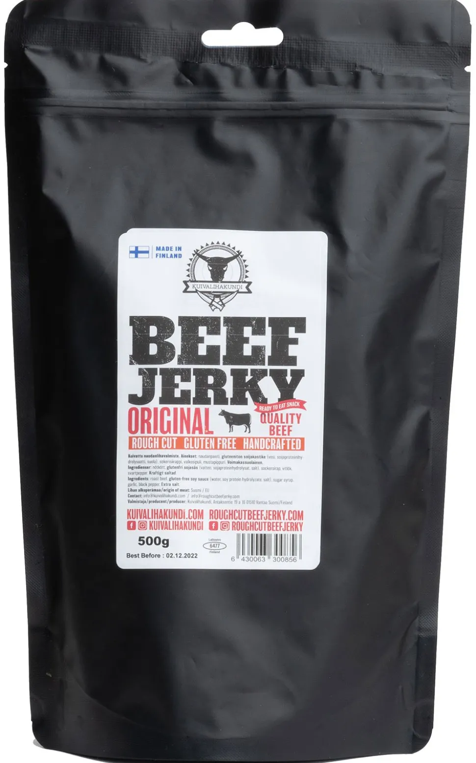 Kuivalihakundi Beef Jerky kuivaliha, 500 g