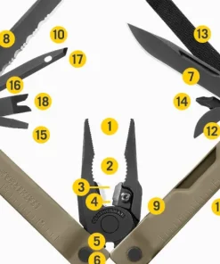 Leatherman Super Tool 300M monitoimityökalu, musta