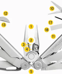 Leatherman Wave+ monitoimityökalu, musta