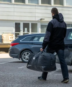 Ranskalainen keikkalaukku, 115 l, musta, ylijäämä