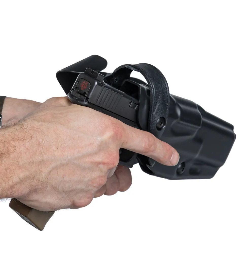 Safariland 6360 ALS/SLS Mid-Ride L3 pistoolikotelo, Glock 17/22