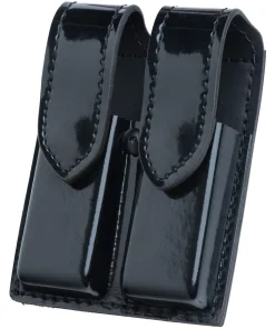 Safariland 77 pistoolin tuplalipastasku, koko 7, High Gloss Black, uudenveroinen