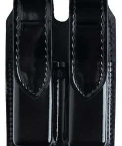 Safariland 77 pistoolin tuplalipastasku, koko 3, High Gloss Black, uudenveroinen