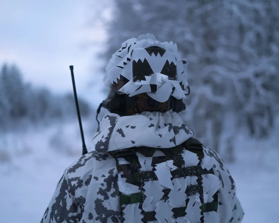 Savotta Helmet Camo Scrim kypärän 3D-naamiopäällinen