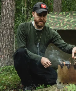 Särmä vaarinpaita, merinovillaa (Vanha versio)