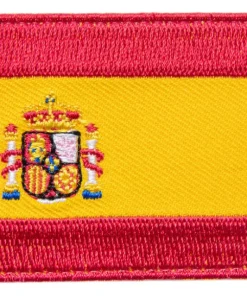 Varusteleka Espanjan hihalippu, 77 x 47 mm