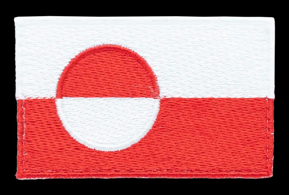 Varusteleka Grönlannin hihalippu, 77 x 48 mm