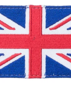 Varusteleka Iso-Britannian hihalippu, 77 x 47 mm