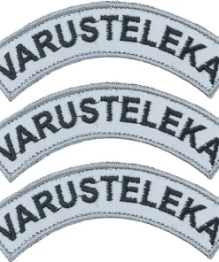 Varusteleka Kaarimerkki omalla tekstillä, 3-Pack
