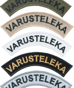 Varusteleka Kaarimerkki omalla tekstillä, 3-Pack