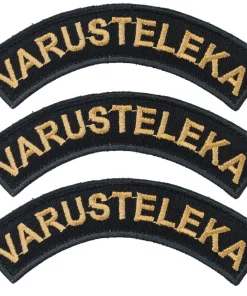 Varusteleka Kaarimerkki omalla tekstillä, 3-Pack
