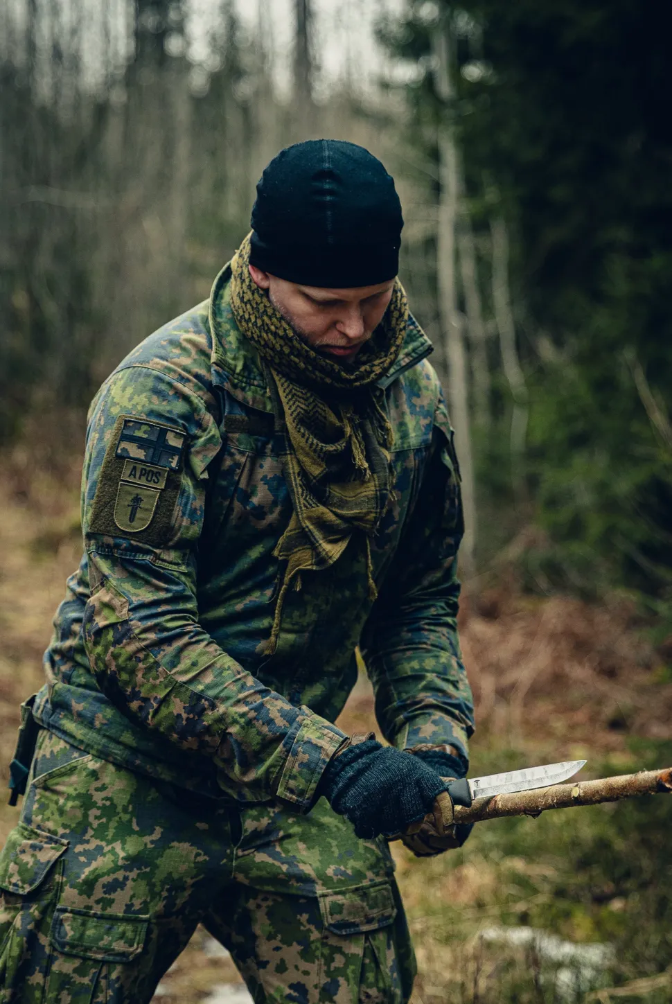 Varusteleka M05 koulutushaaramerkki, kenttävärit