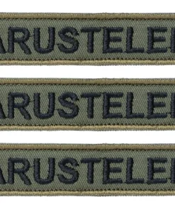 Varusteleka M05 nimilappu omalla tekstillä, 3-Pack