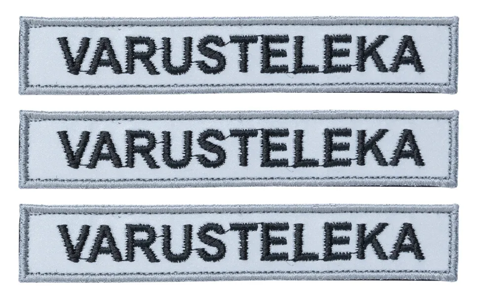 Varusteleka M05 nimilappu omalla tekstillä, 3-Pack