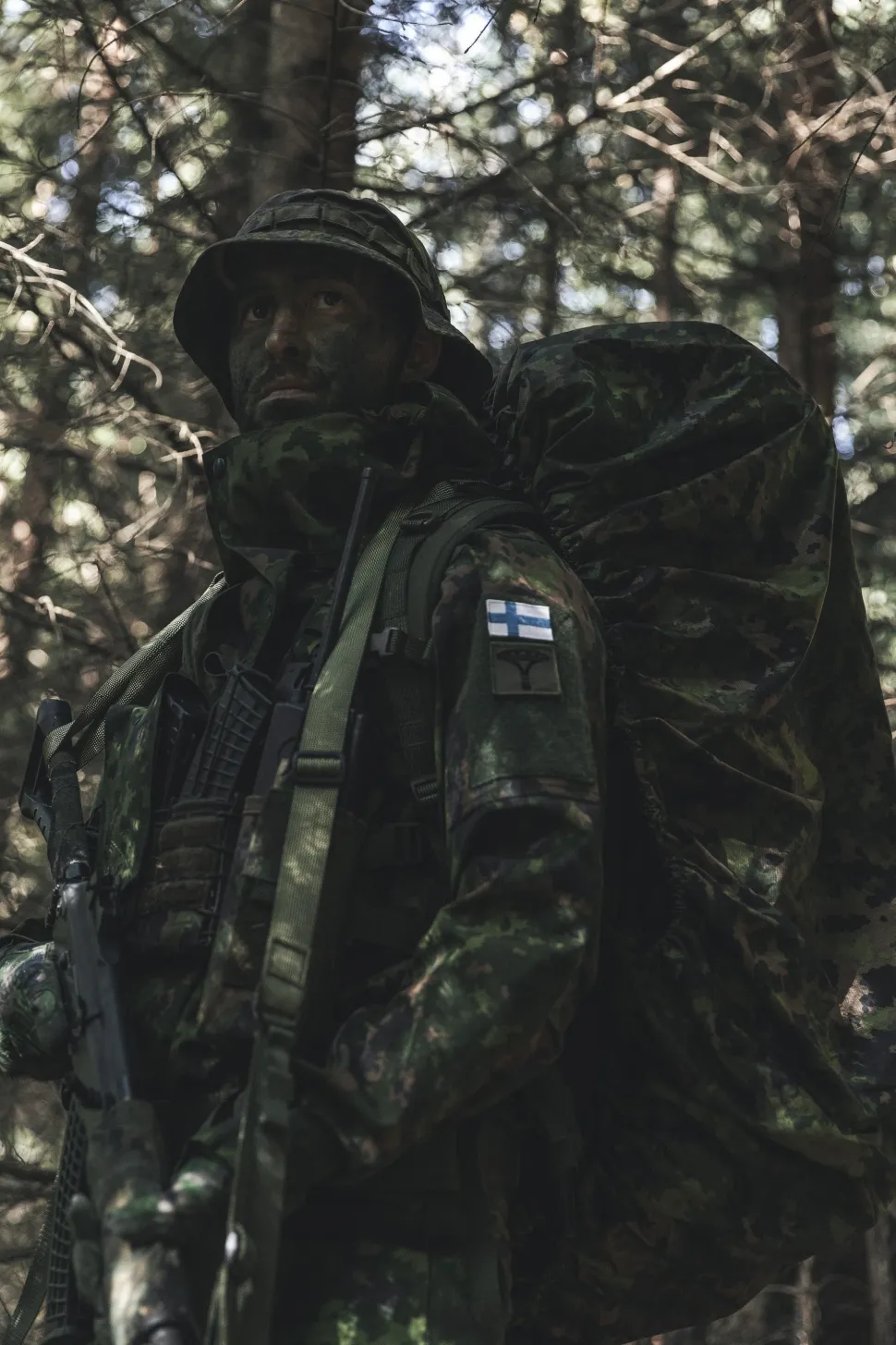 Varusteleka M05 RES Suomen hihalippu, 50 x 30 mm