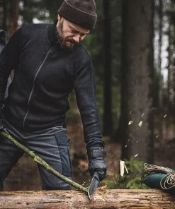 Varusteleka merinovillapaita vetoketjulla