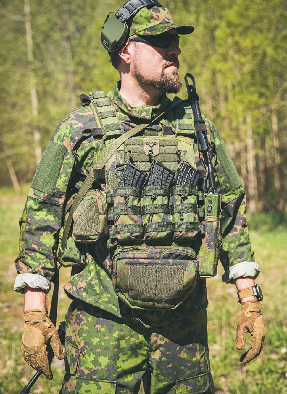 Varusteleka PC18 3xRK etupaneeli