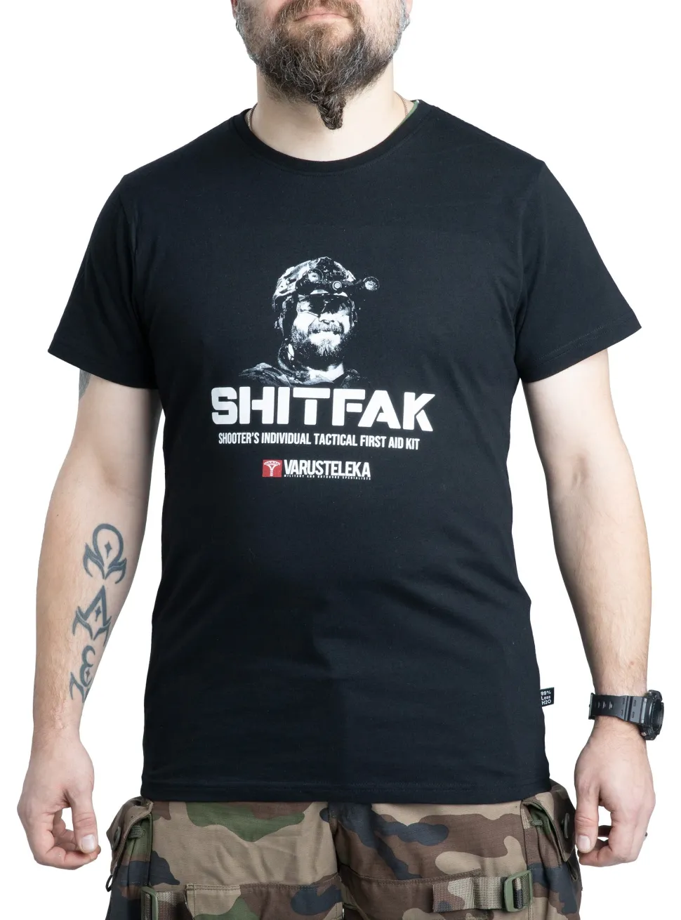 Varusteleka SHITFAK T-paita, puuvillaa