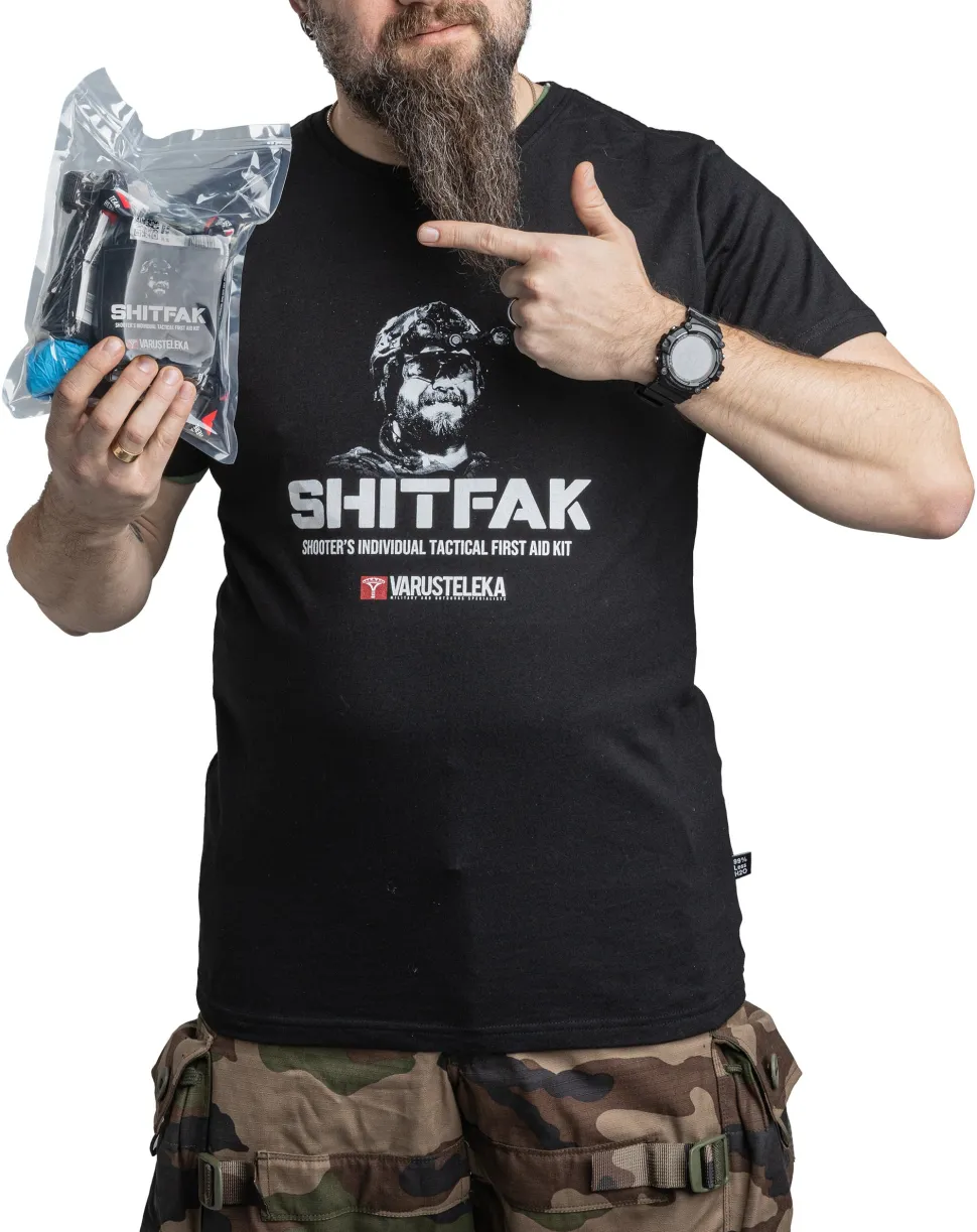 Varusteleka SHITFAK T-paita, puuvillaa