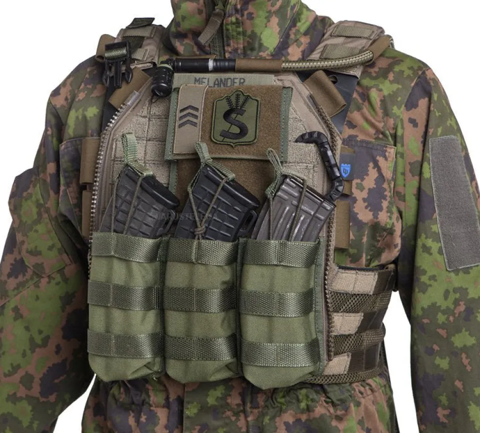 Varusteleka Suojeluskunnan hihamerkki, kenttävärit