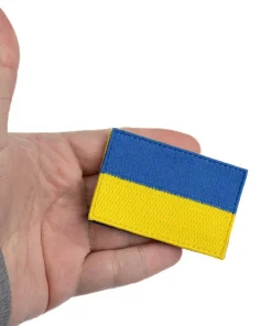 Varusteleka Ukrainan hihalippu, 77 x 47 mm