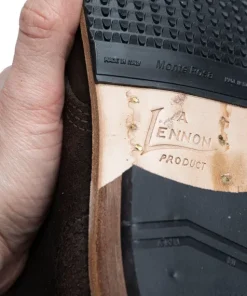 William Lennon B5 nilkkavarsikengät, tummanruskeat, yksinkertaisella pohjalla